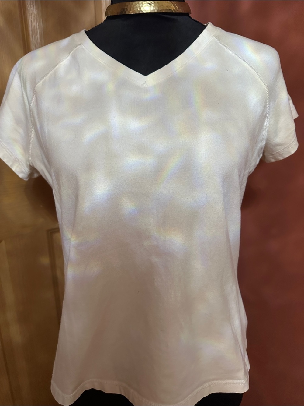 Pro Spirit Athletic Gear White V-Neck Short Sleeve Tee